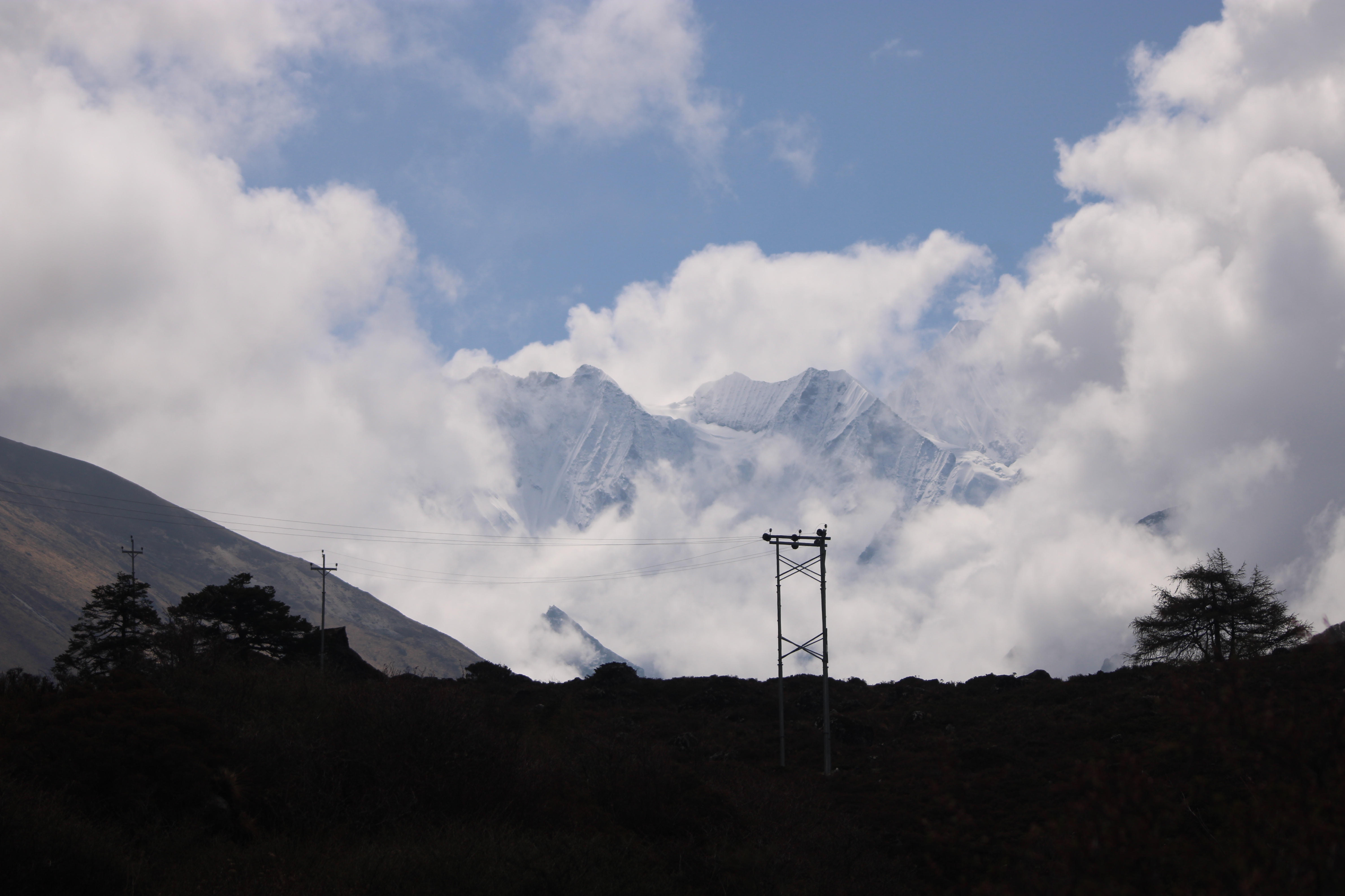 Mountains from Langtang Valley